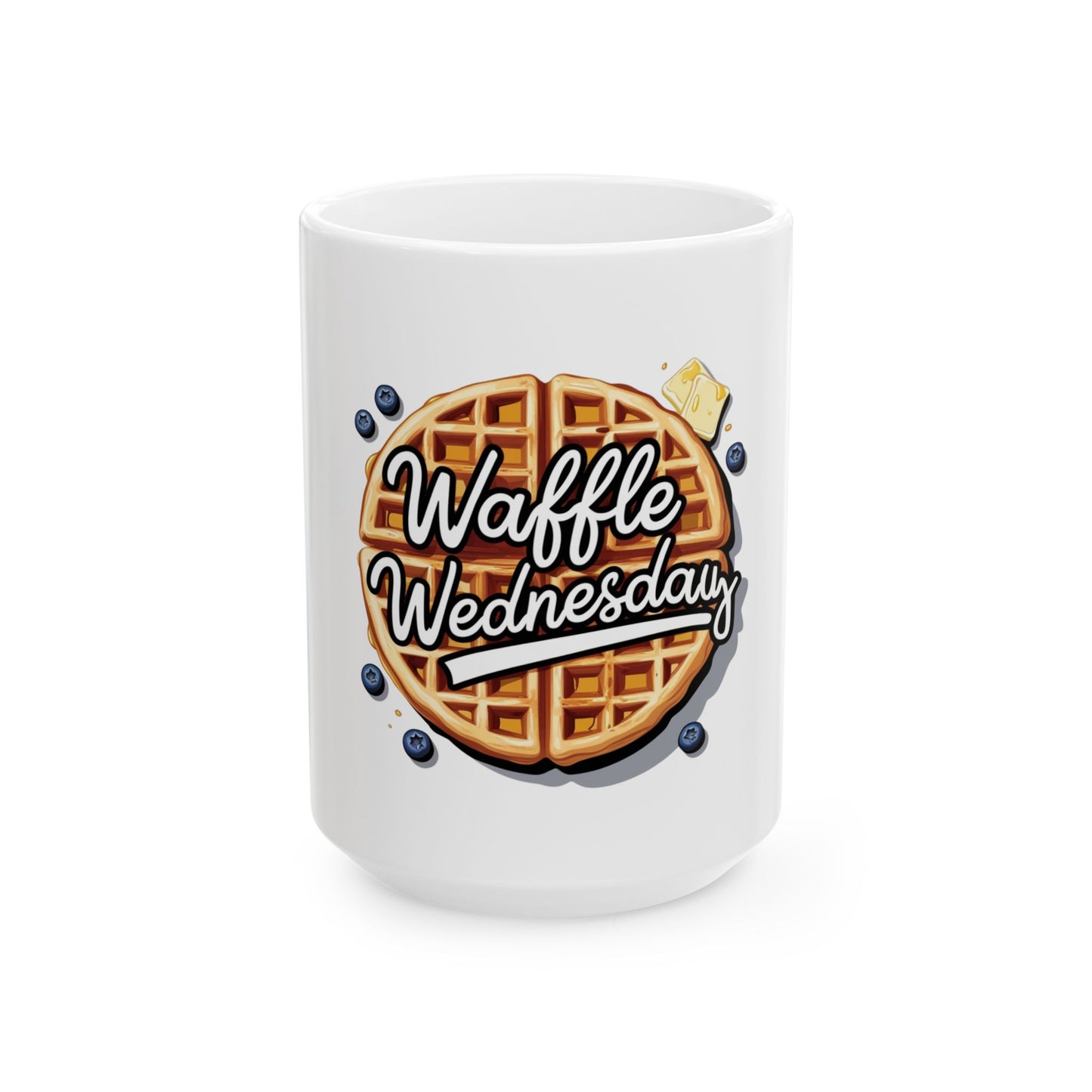 Waffle Wednesday // Ceramic Mug, (11oz, 15oz)