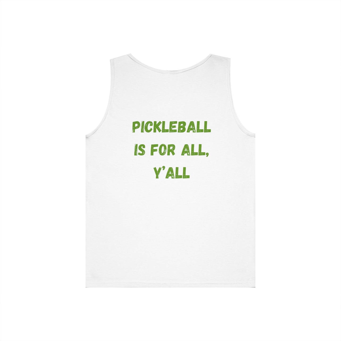 Pickleball is for All, Y'all // Unisex Heavy Cotton Tank Top