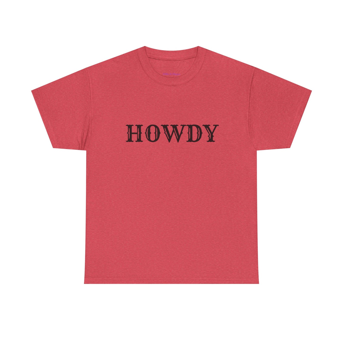 Howdy & Adios // Unisex Heavy Cotton Tee - Casual Statement Shirt