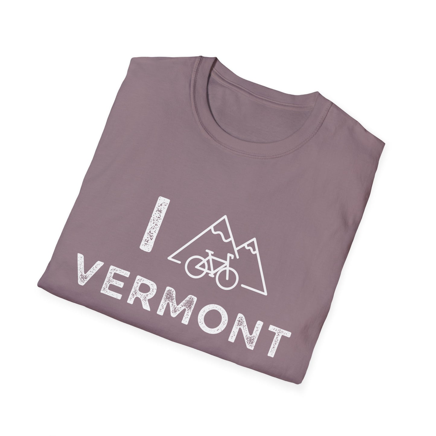 I (Mountain) Bike Vermont // Unisex Softstyle T-Shirt
