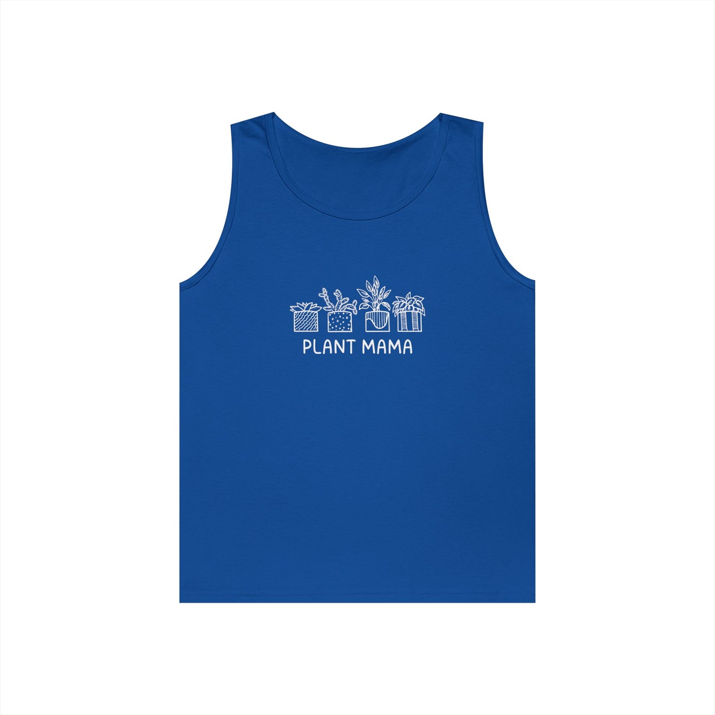Plant Mama // Unisex Heavy Cotton Tank Top - Perfect for Garden Lovers