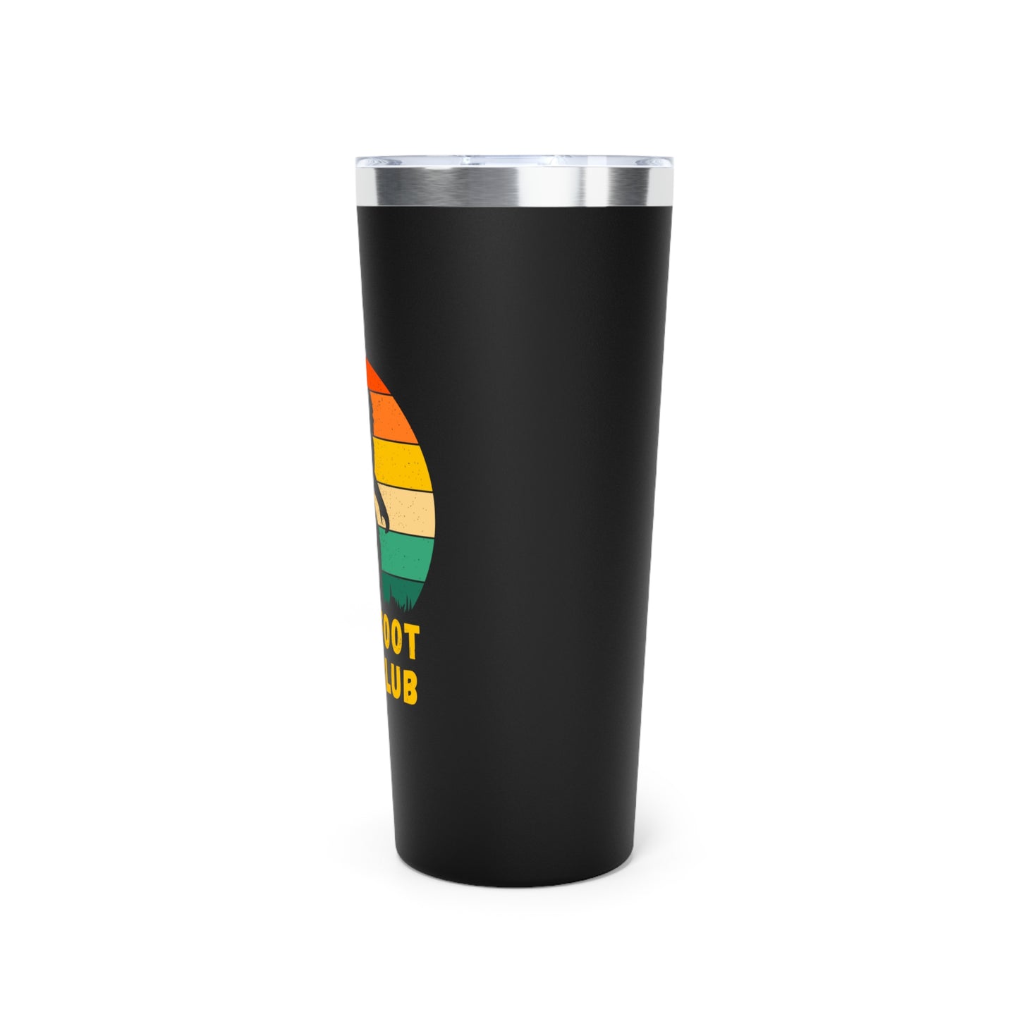 Barefoot Run Club // Copper Vacuum Insulated Tumbler, 22oz - Blue Text