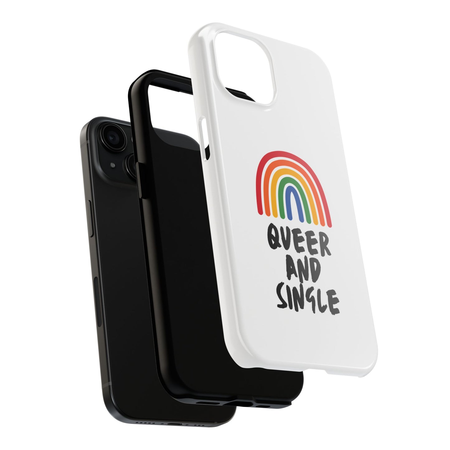 Queer and Single // Phone Case