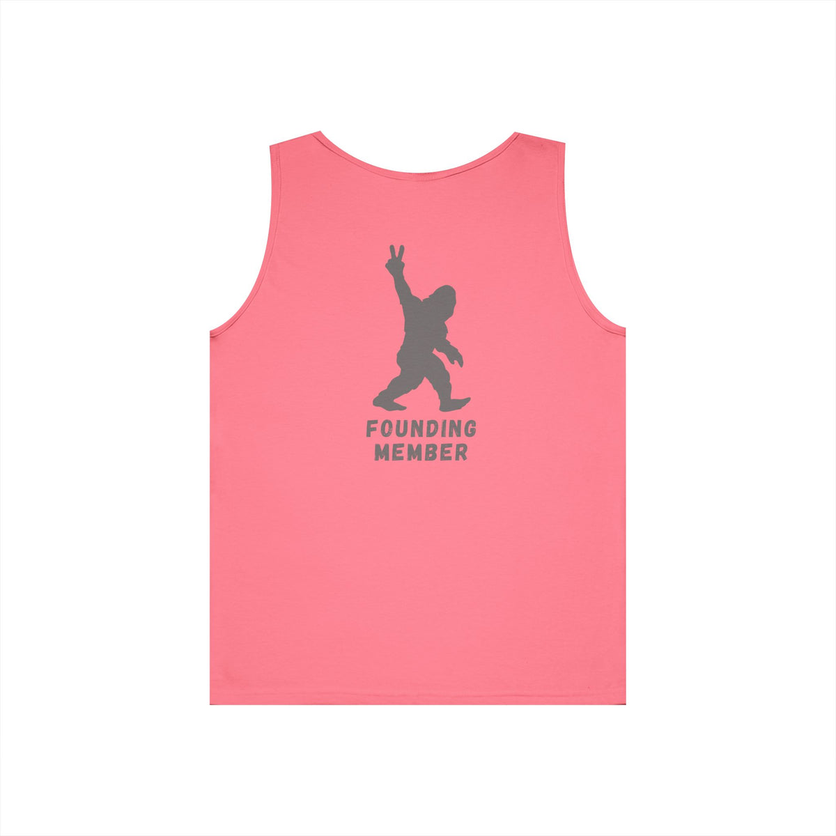 Barefoot Run Club // Bigfoot Founding Member // Double Sided Unisex Heavy Cotton Tank Top
