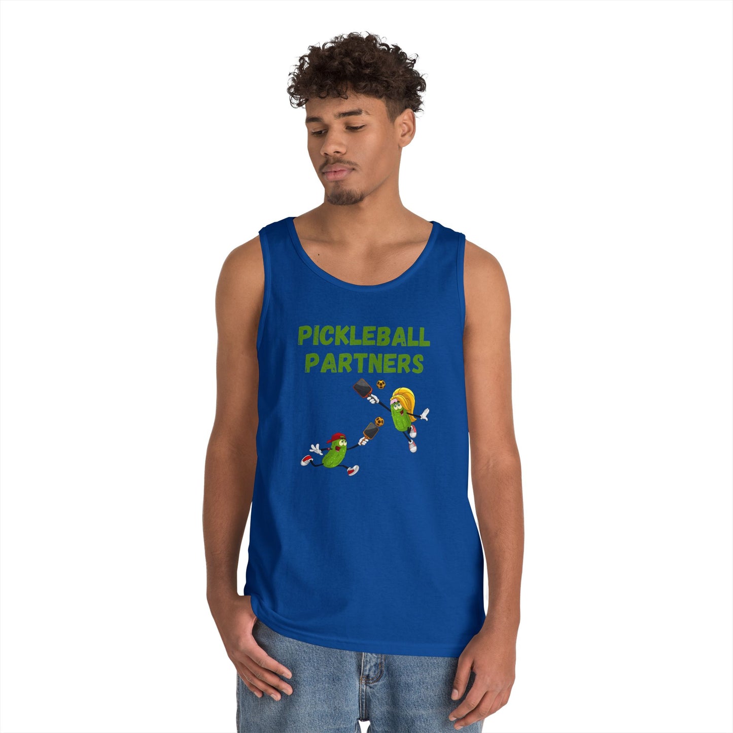 Pickleball Partners 2 // Unisex Heavy Cotton Tank Top