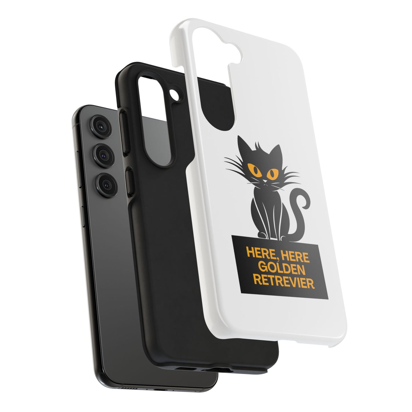 Here, Here Golden Retriever // Phone Case