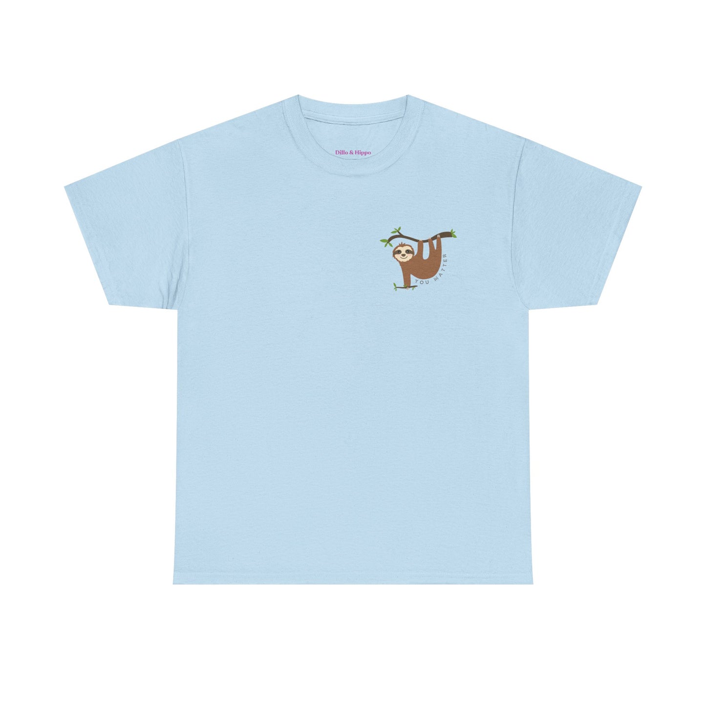 Keep Hangin' On - Sloth // Unisex Heavy Cotton Tee - Motivational
