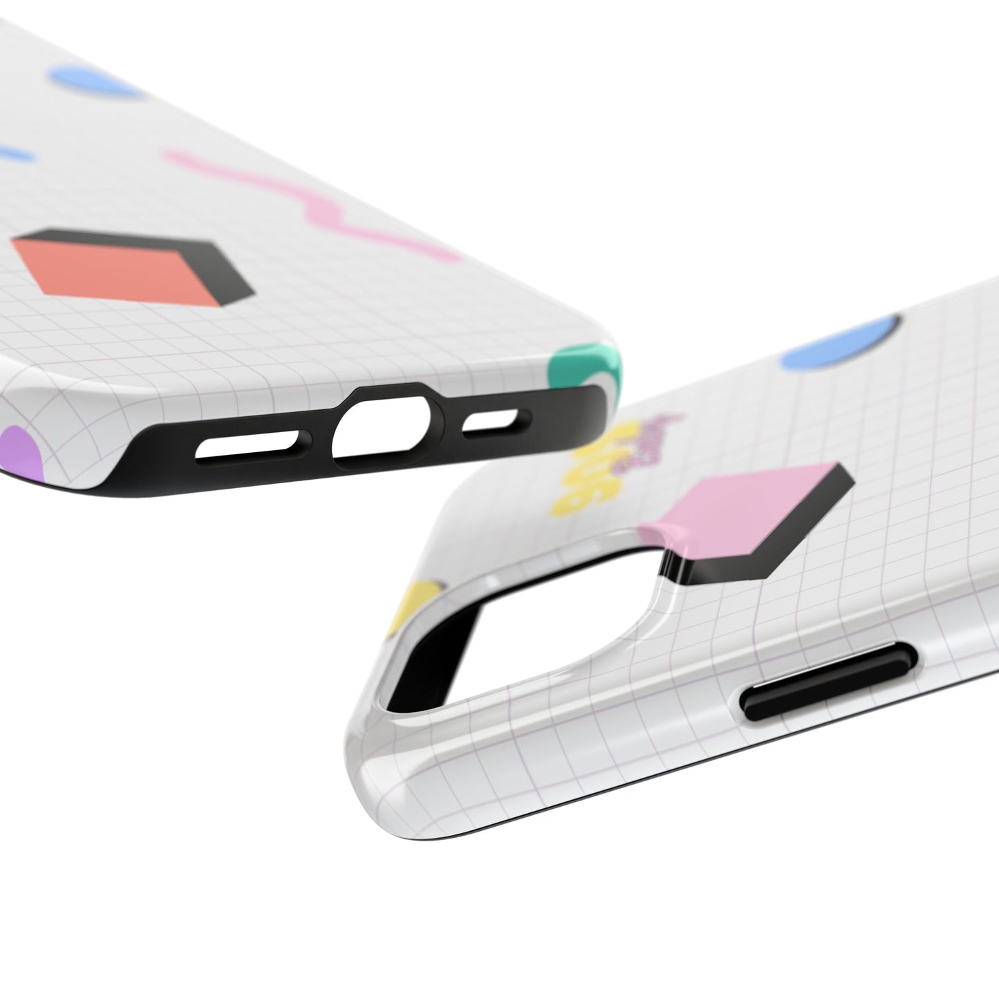 90s Baby Grid Paper Pattern // iPhone Case
