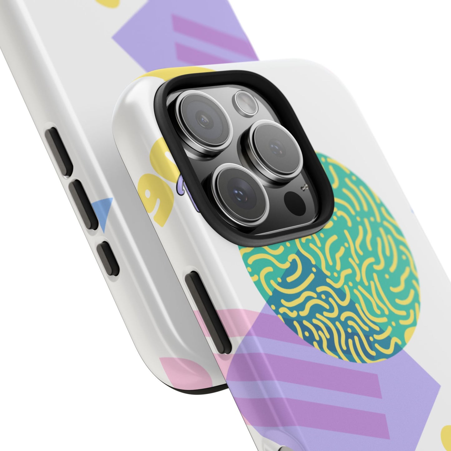 Pastel 90s Baby and Shapes // iPhone Case