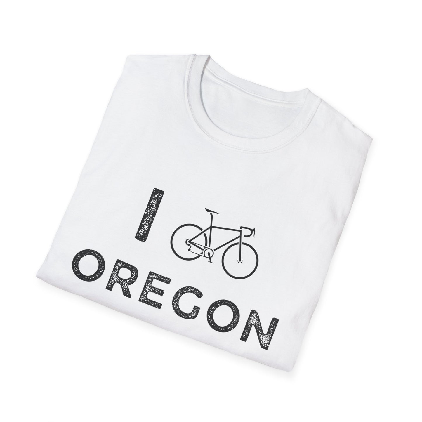 I (Road) Bike Oregon // Unisex Softstyle T-Shirt