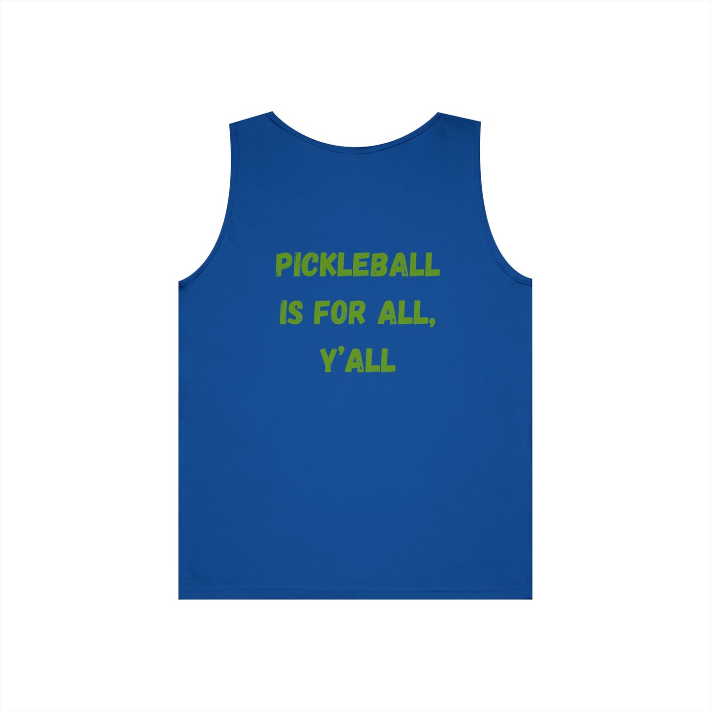 Pickleball is for All, Y'all // Unisex Heavy Cotton Tank Top