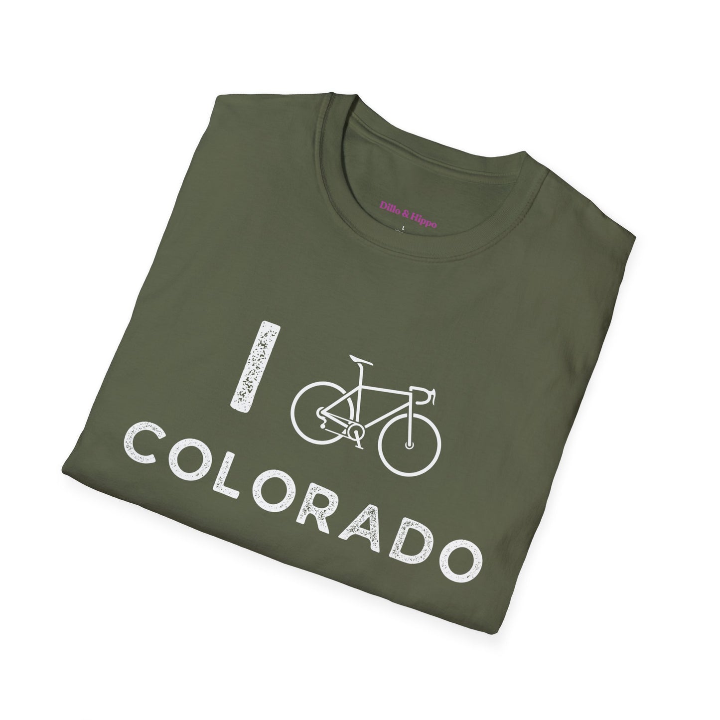 I (Road) Bike Colorado // Unisex Softstyle T-Shirt
