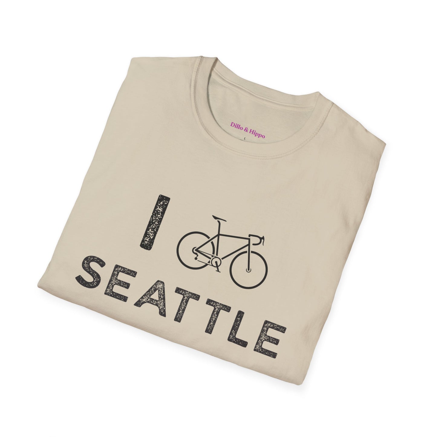 I (Road) Bike Seattle // Unisex Softstyle T-Shirt