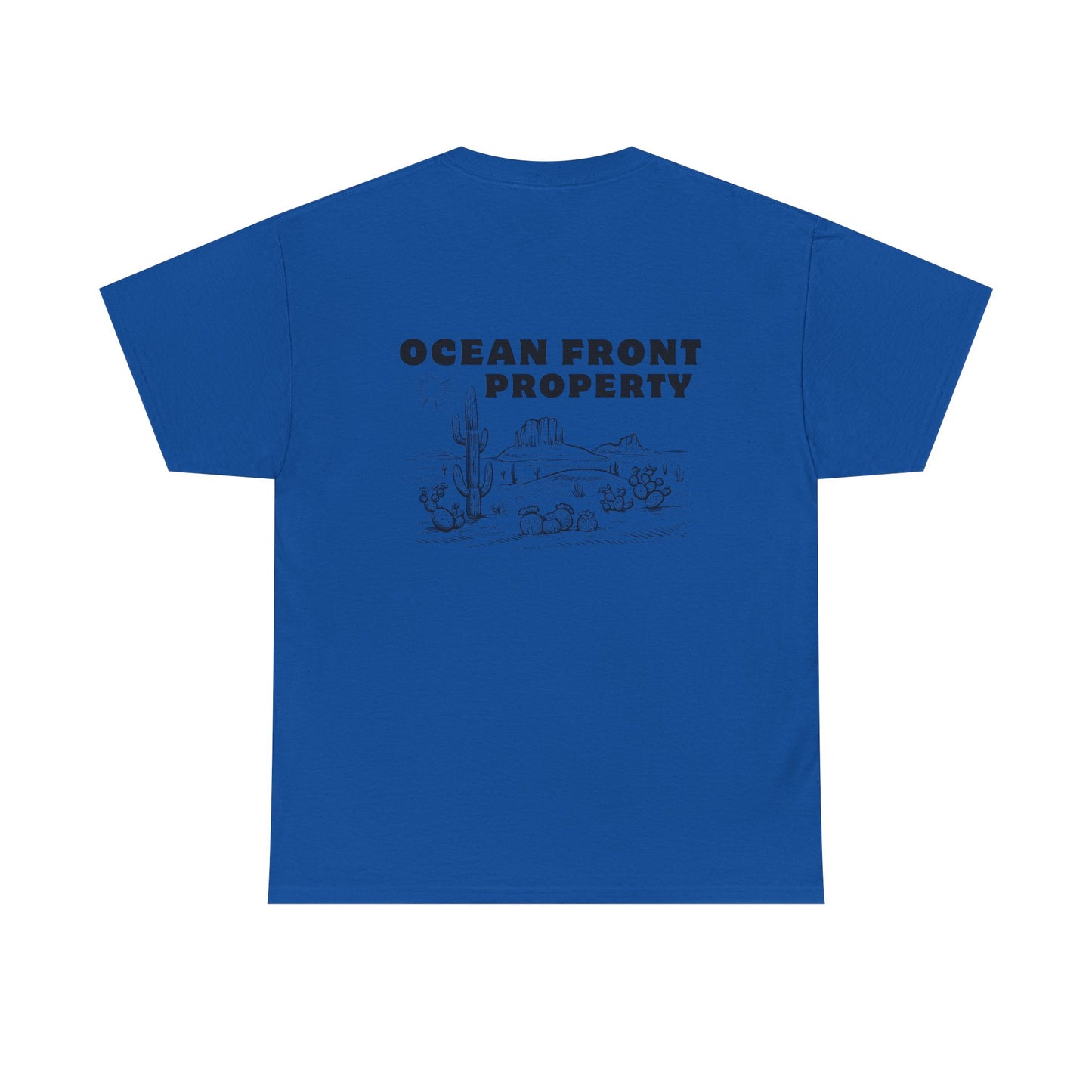 Ocean Front Property - Double-sided // Unisex Heavy Cotton Tee