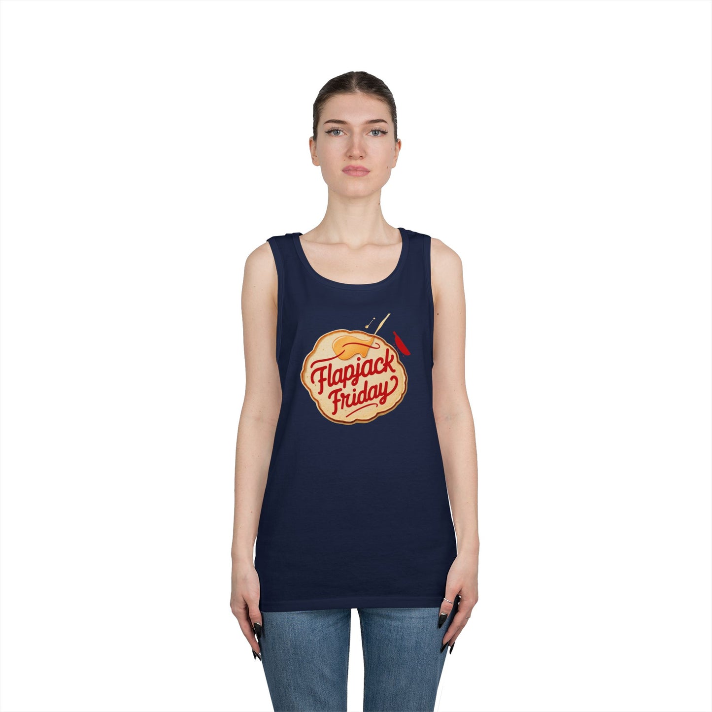 Flapjack Friday // Unisex Heavy Cotton Tank Top