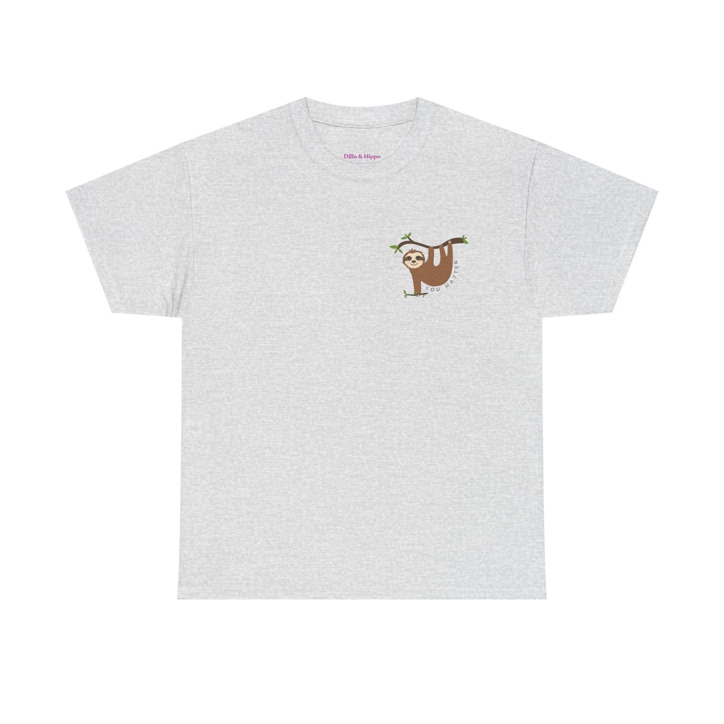 Keep Hangin' On - Sloth // Unisex Heavy Cotton Tee - Motivational
