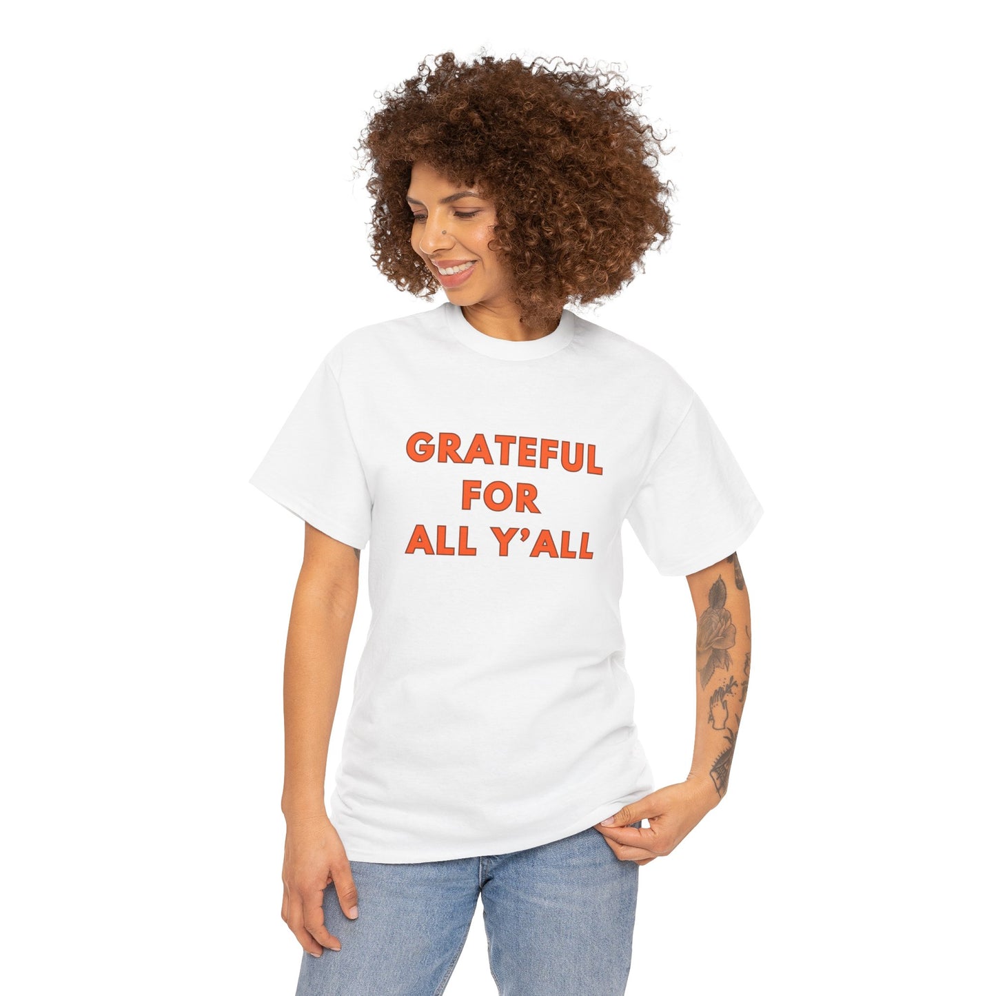 Grateful for All Y'all // Unisex Jersey Short Sleeve Tee