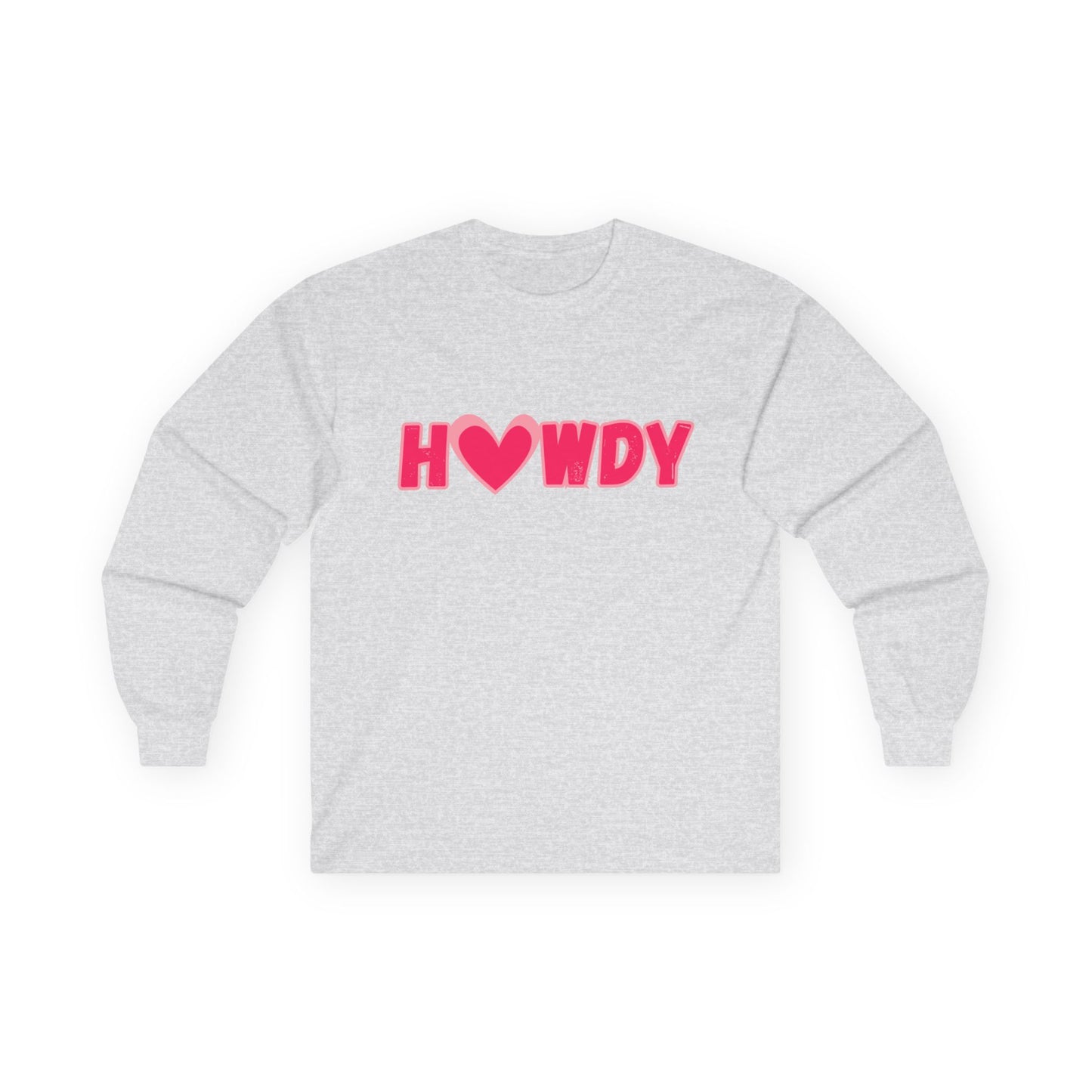 H<3wdy // Heart Long Sleeve Tee – Unisex Ultra Cotton Shirt for Casual Style