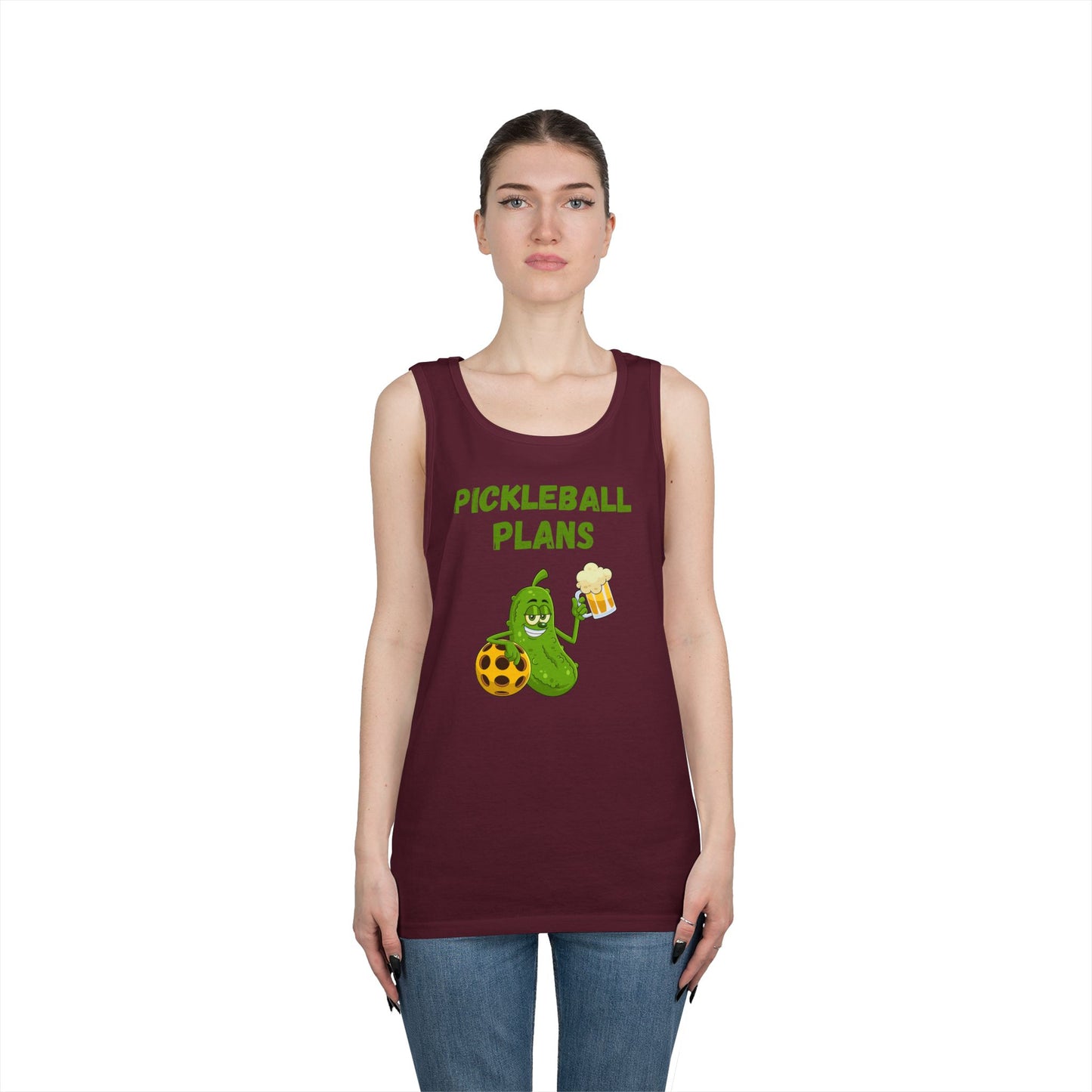 Pickleball Plans // Unisex Heavy Cotton Tank Top
