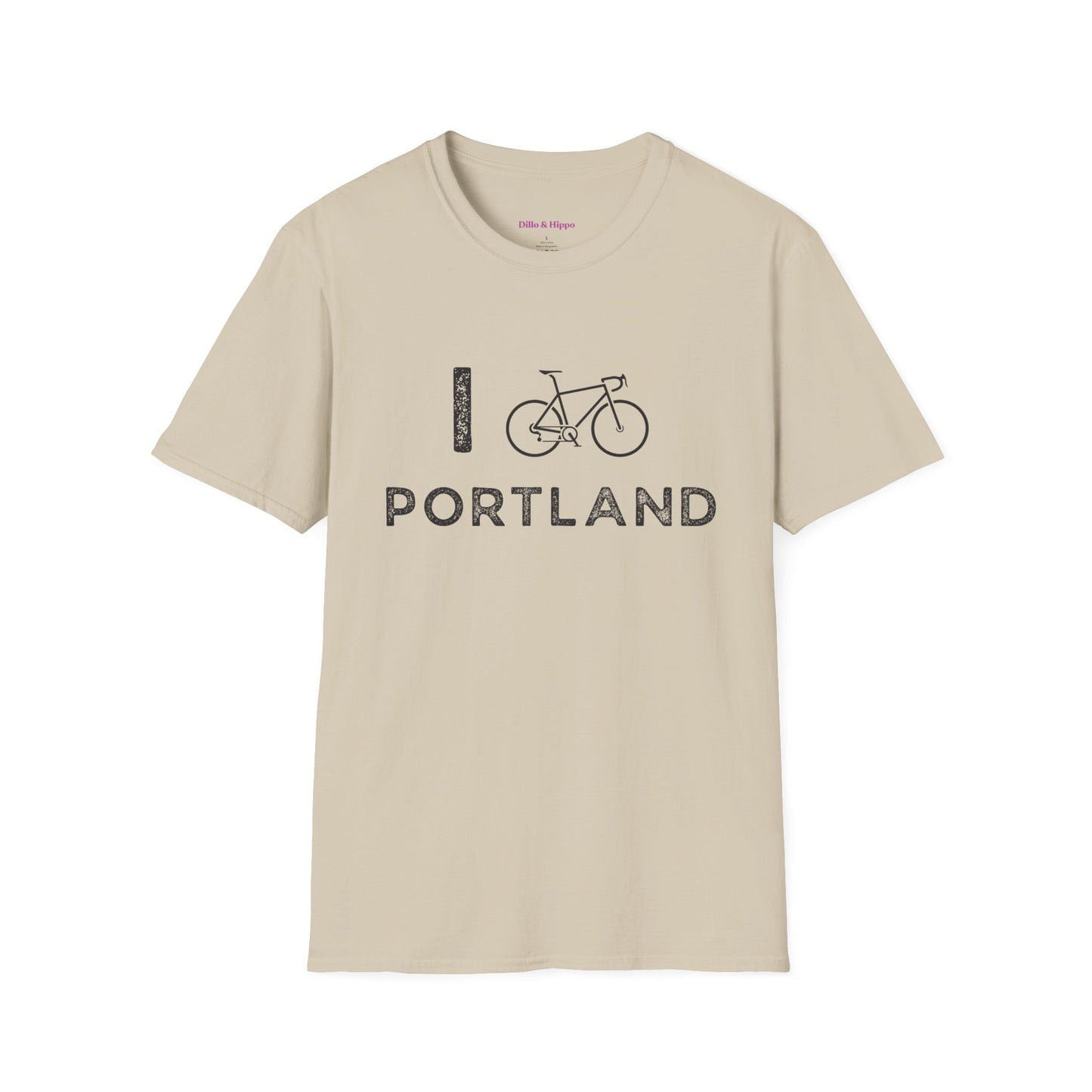 I (Road) Bike Portland // Unisex Softstyle T-Shirt