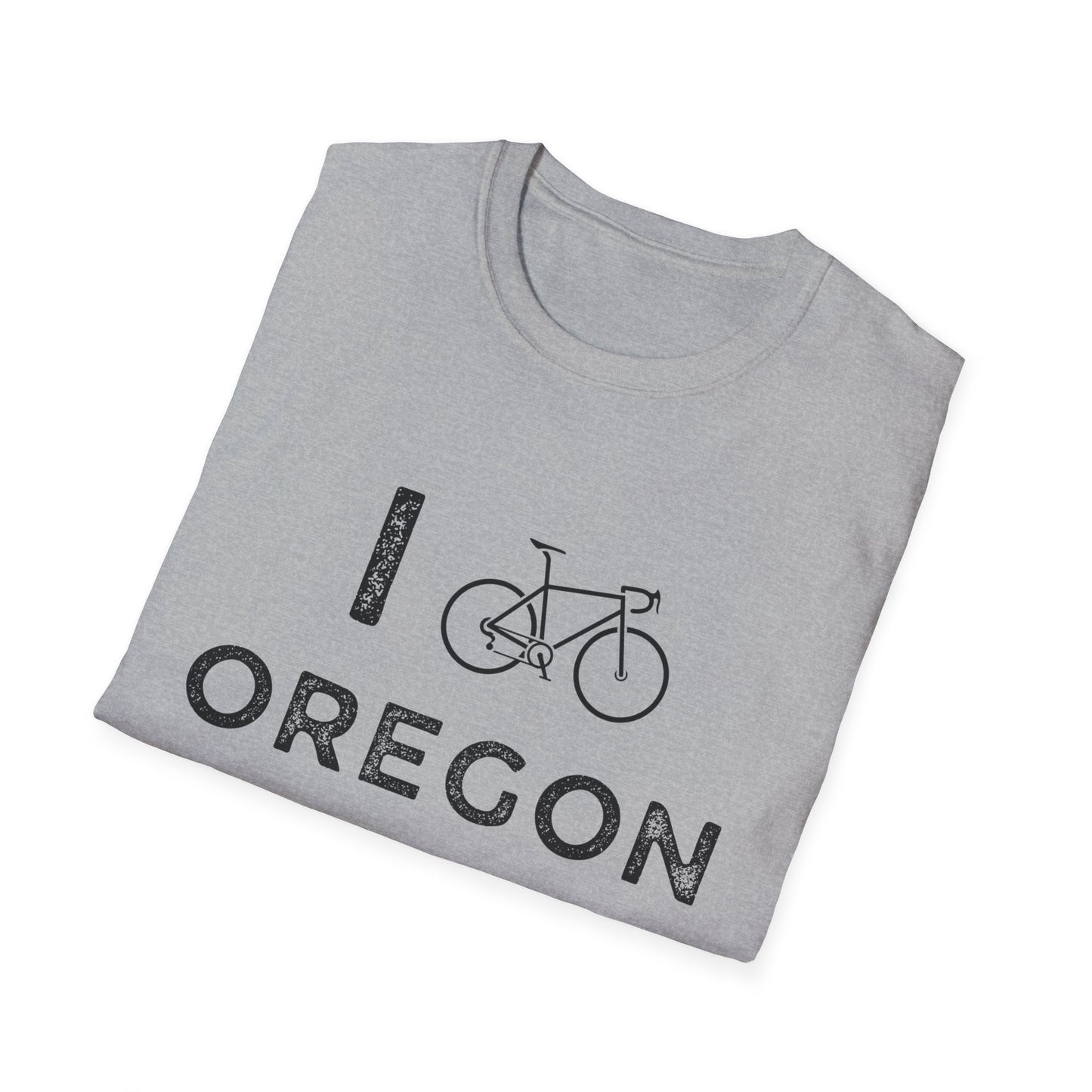 I (Road) Bike Oregon // Unisex Softstyle T-Shirt