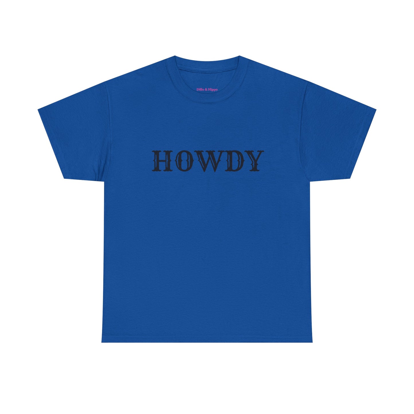 Howdy & Adios // Unisex Heavy Cotton Tee - Casual Statement Shirt
