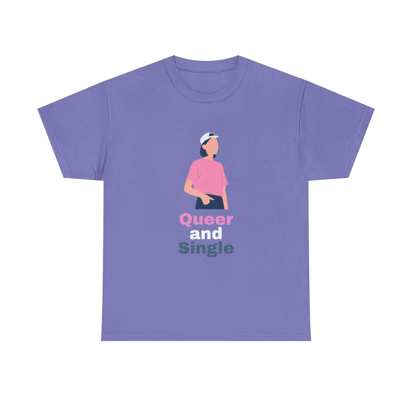 Queer and Single // Short Sleeve Tee