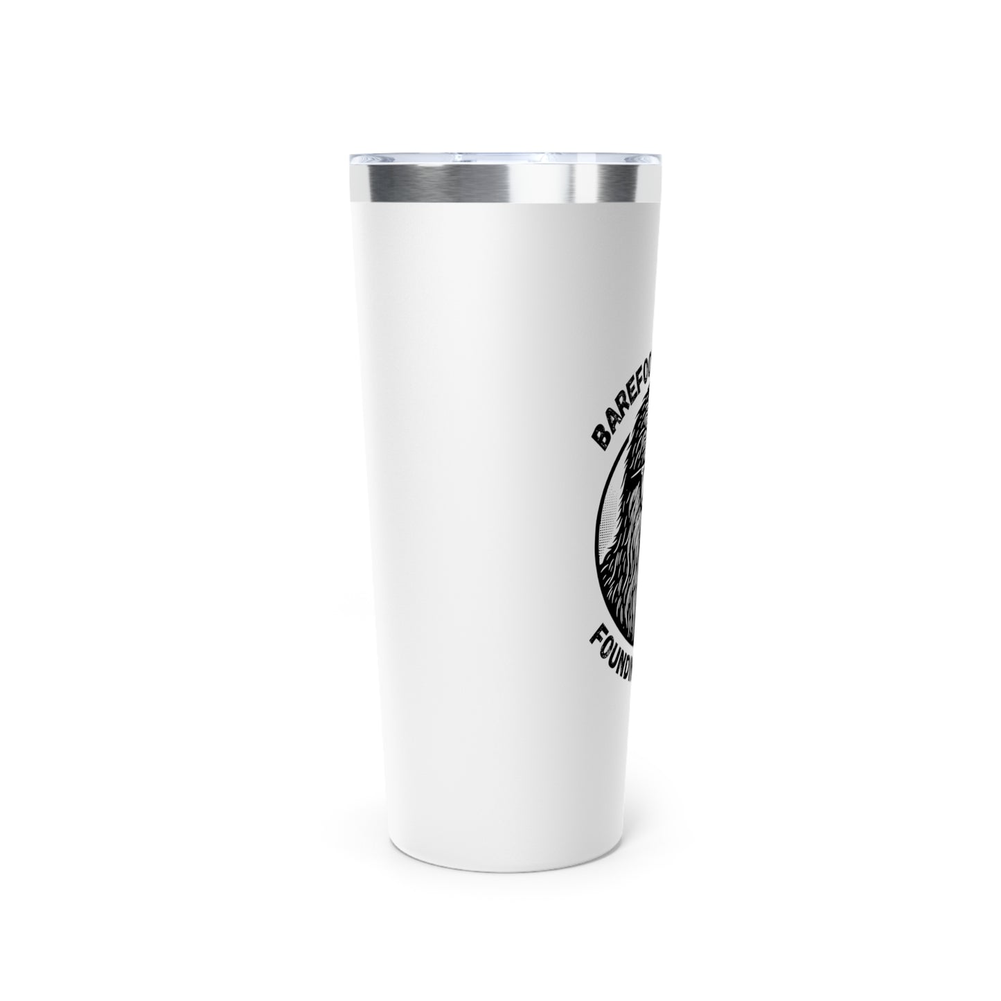 Barefoot Lift Club Founding Member // Copper Vacuum Insulated Tumbler, 22oz - Blue Text