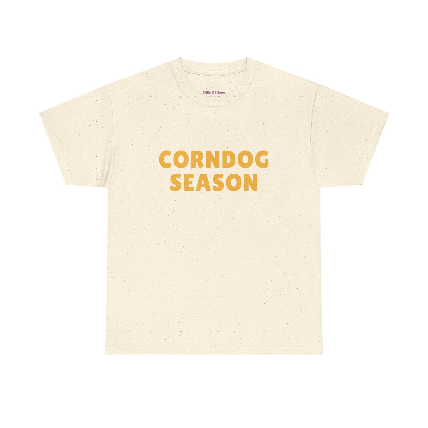 Funny Corndog Season // Unisex Heavy Cotton Tee | Perfect for Food Lovers and Festivals