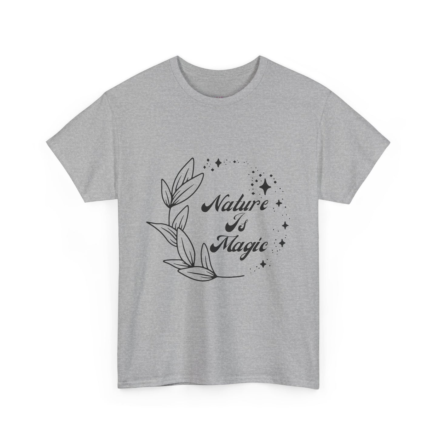 Nature is Magic // Unisex Heavy Cotton Tee - Nature-Themed Casual Wear