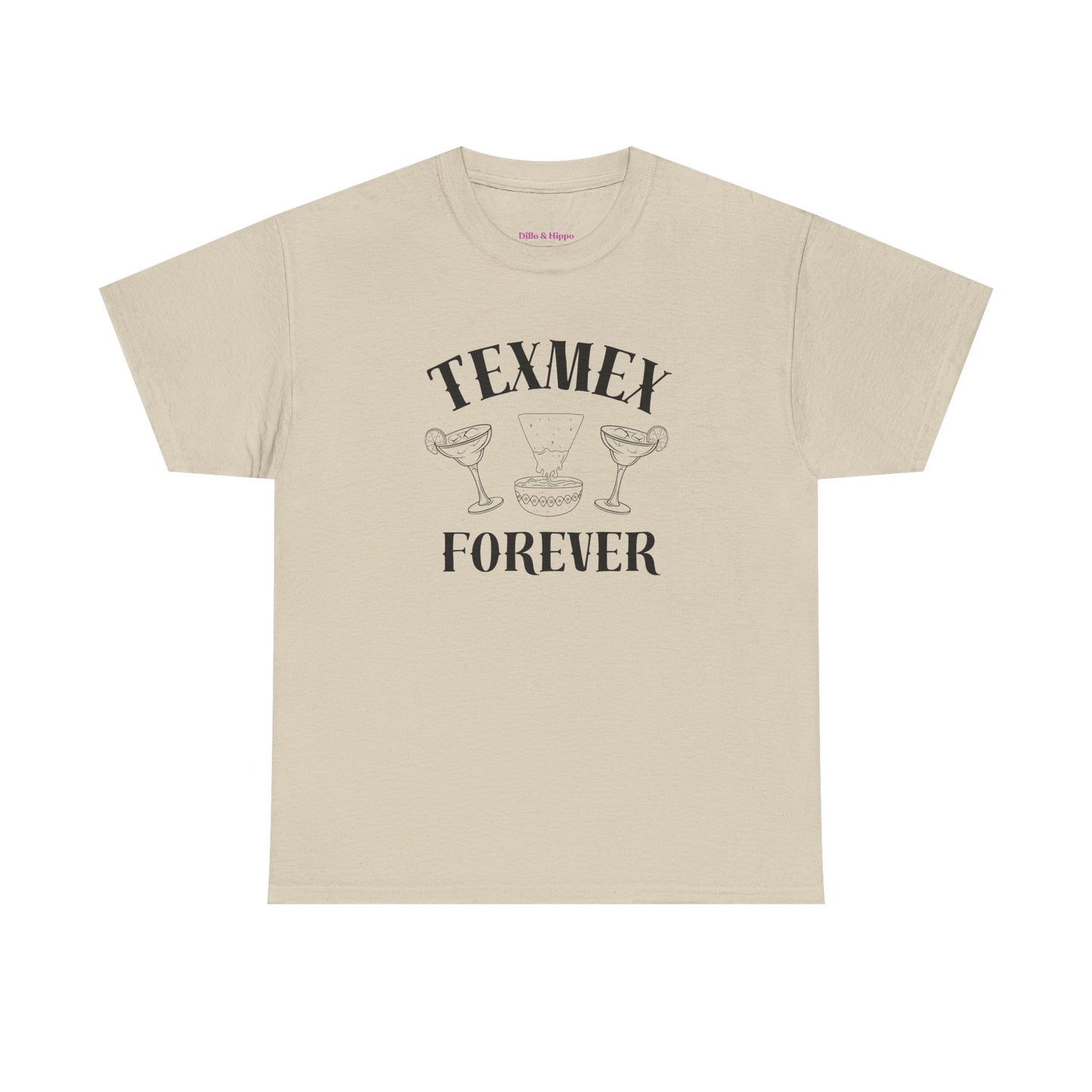 Tex-Mex Forever - Ritas & Queso // Unisex Heavy Cotton Tee - Fun Casual T-Shirt for Food Lovers