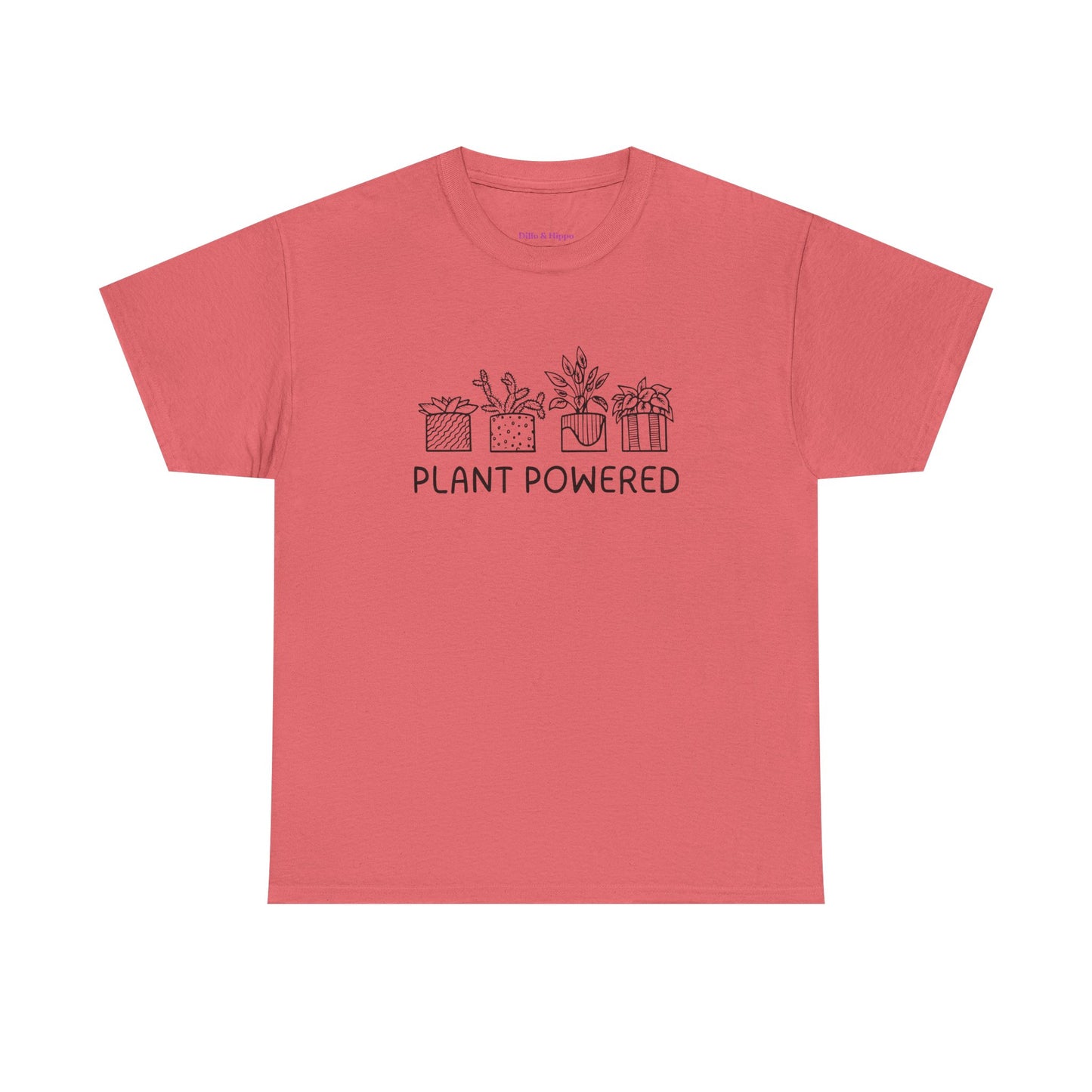 Plant Powered // Unisex Heavy Cotton Tee - Perfect for Everyday Comfort