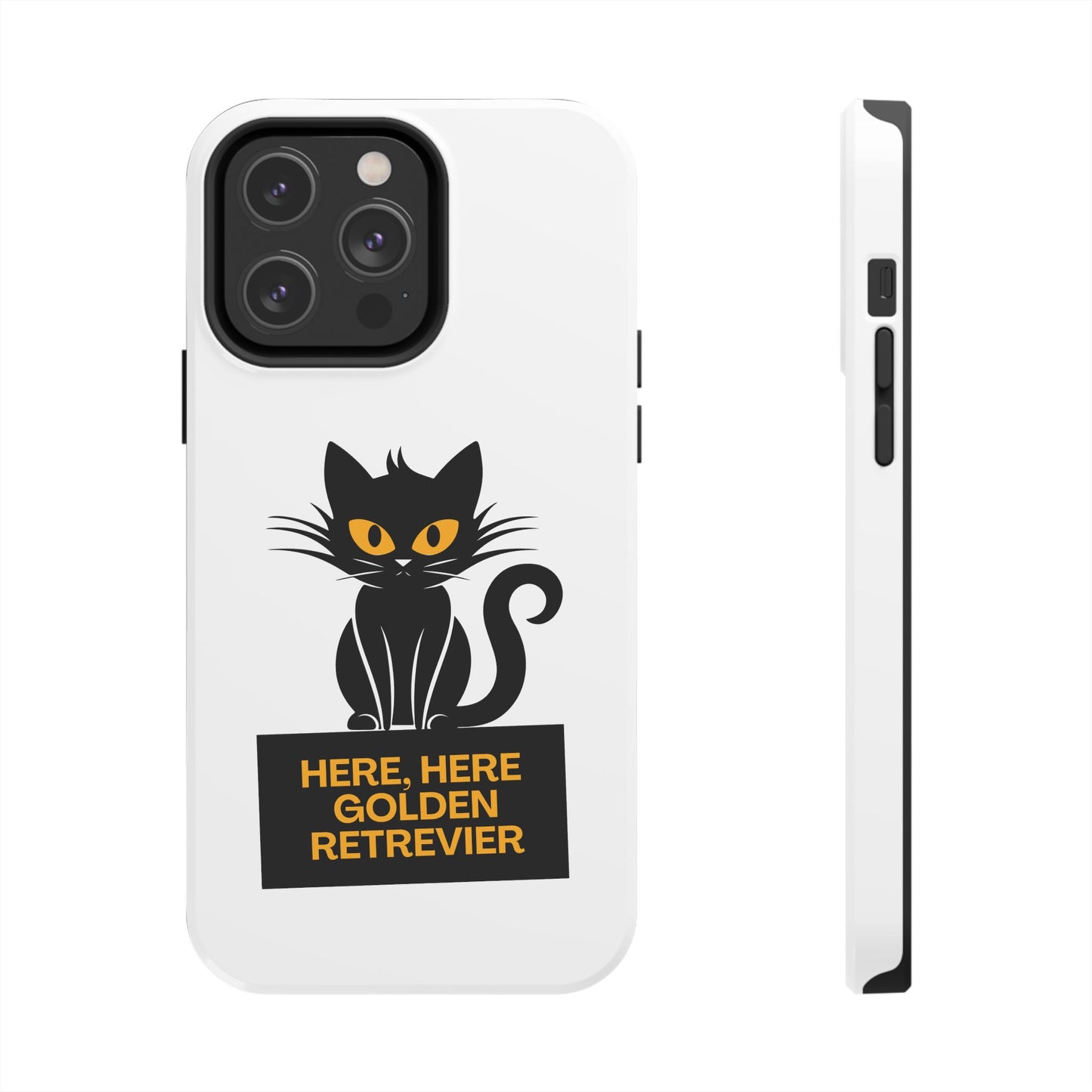 Here, Here Golden Retriever // Phone Case