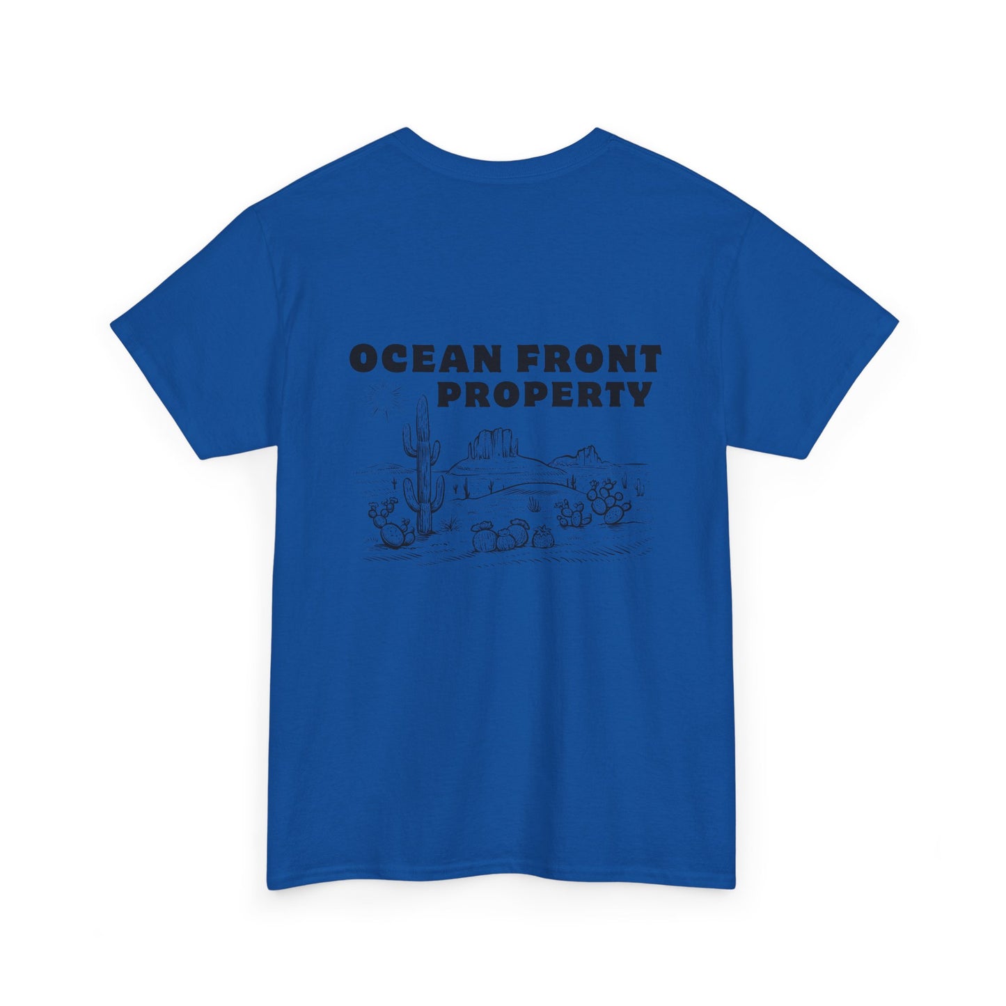 Ocean Front Property - Double-sided // Unisex Heavy Cotton Tee