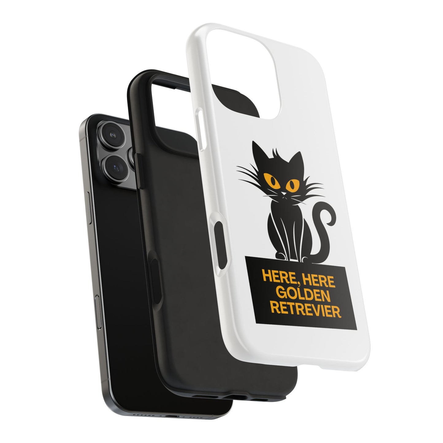 Here, Here Golden Retriever // Phone Case