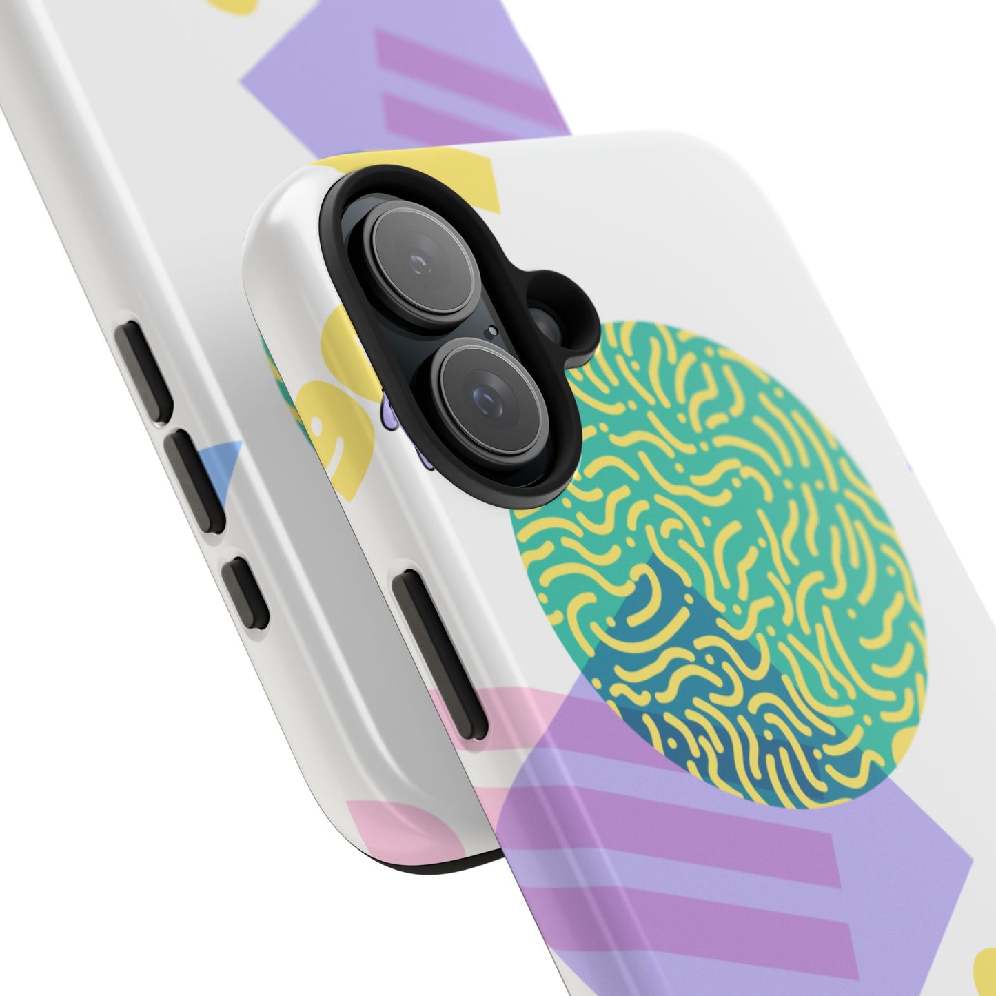 Pastel 90s Baby and Shapes // iPhone Case