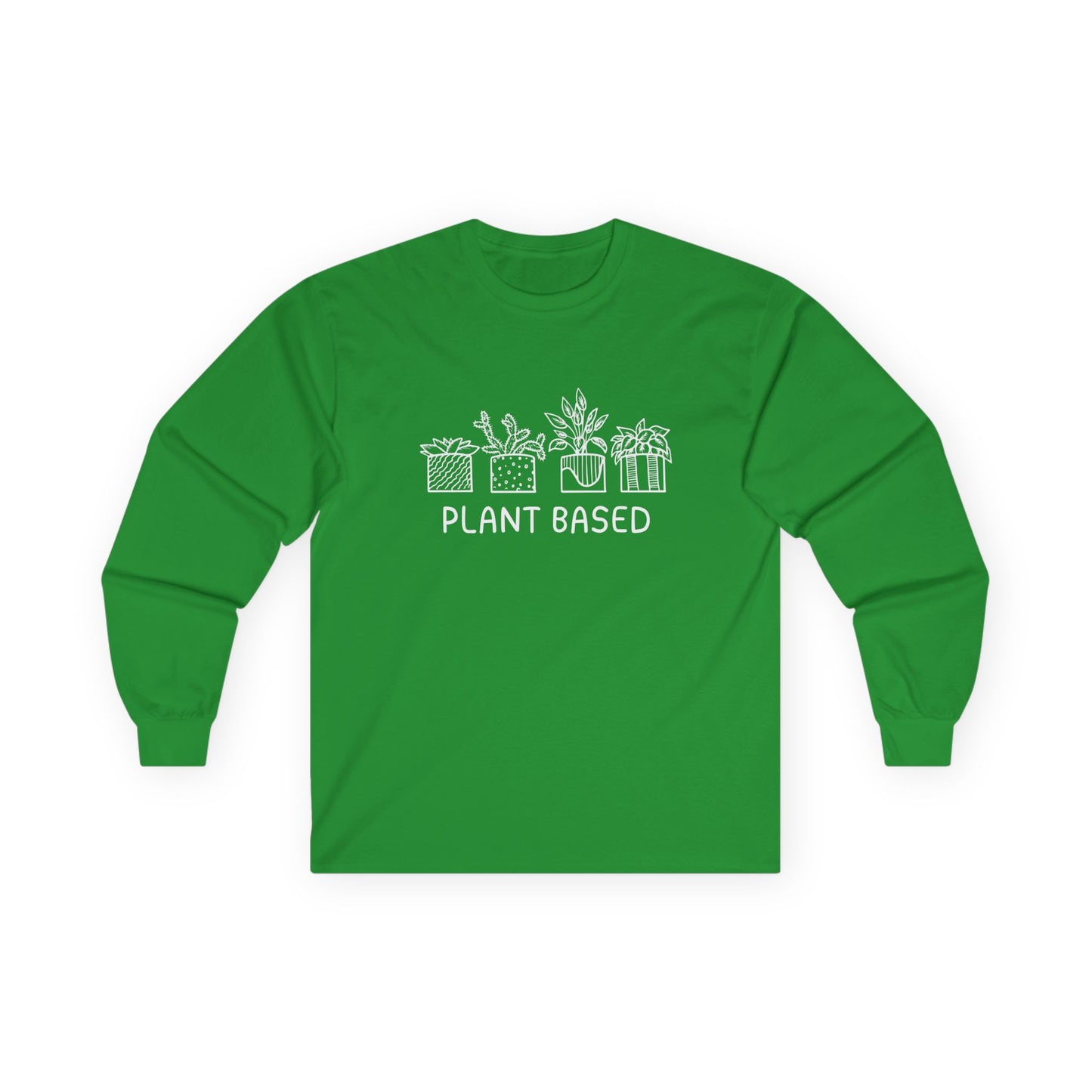 Plant-Based // Long Sleeve Tee - Eco-Friendly Apparel for Garden Lovers