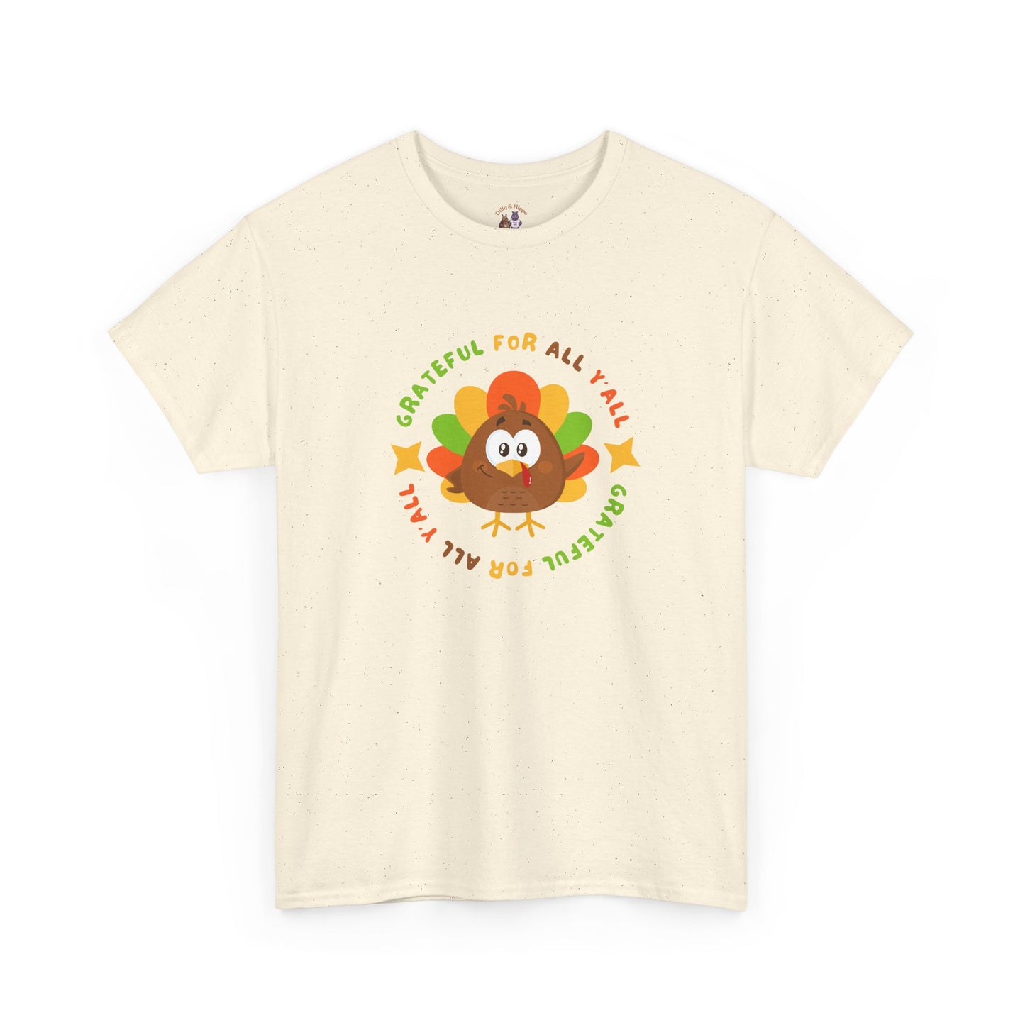Grateful for All Y'all with Turkey // Unisex Jersey Short Sleeve Tee