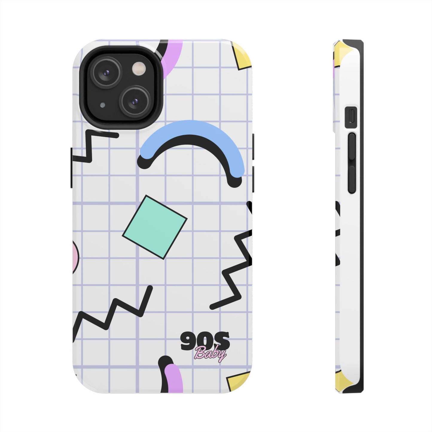 90s Baby Zig Zag and Shapes // iPhone Case