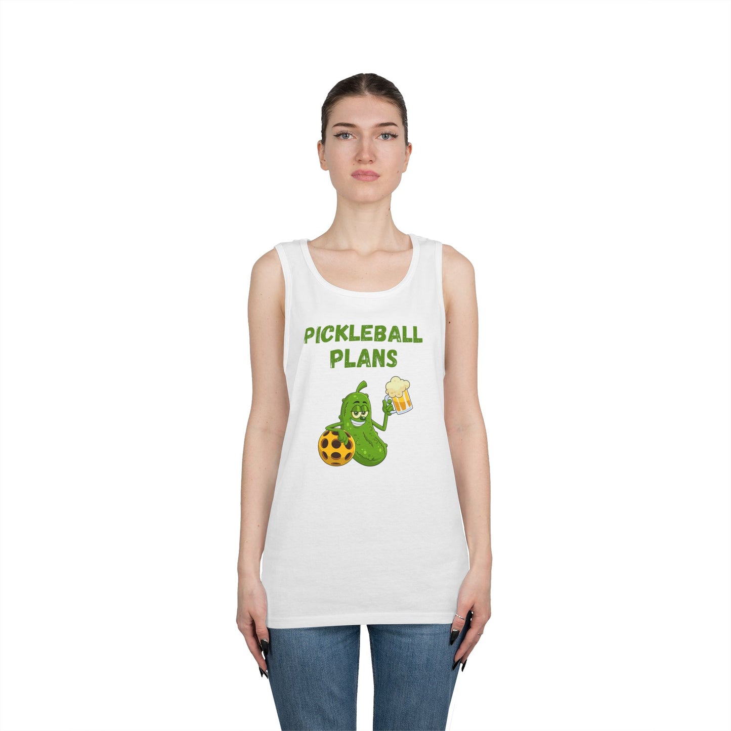 Pickleball Plans // Unisex Heavy Cotton Tank Top