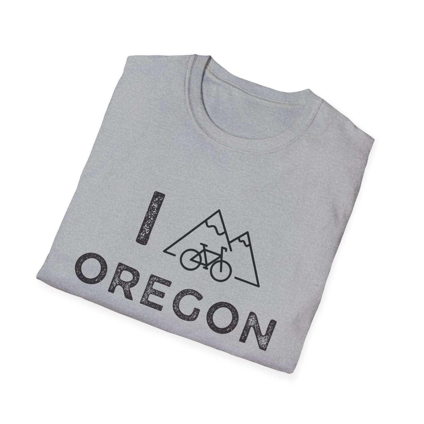 I (Mountain) Bike Oregon // Unisex Softstyle T-Shirt