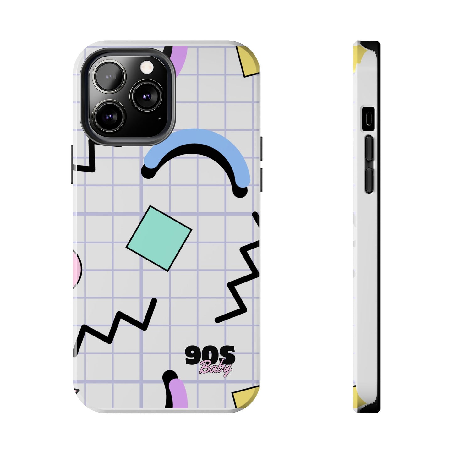 90s Baby Zig Zag and Shapes // iPhone Case