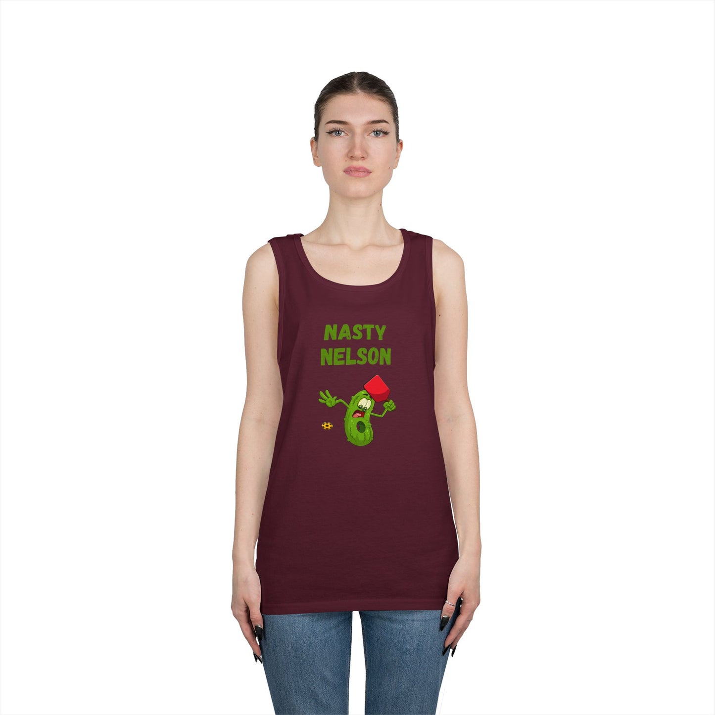 Pickleball // Nasty Nelson // Unisex Heavy Cotton Tank Top