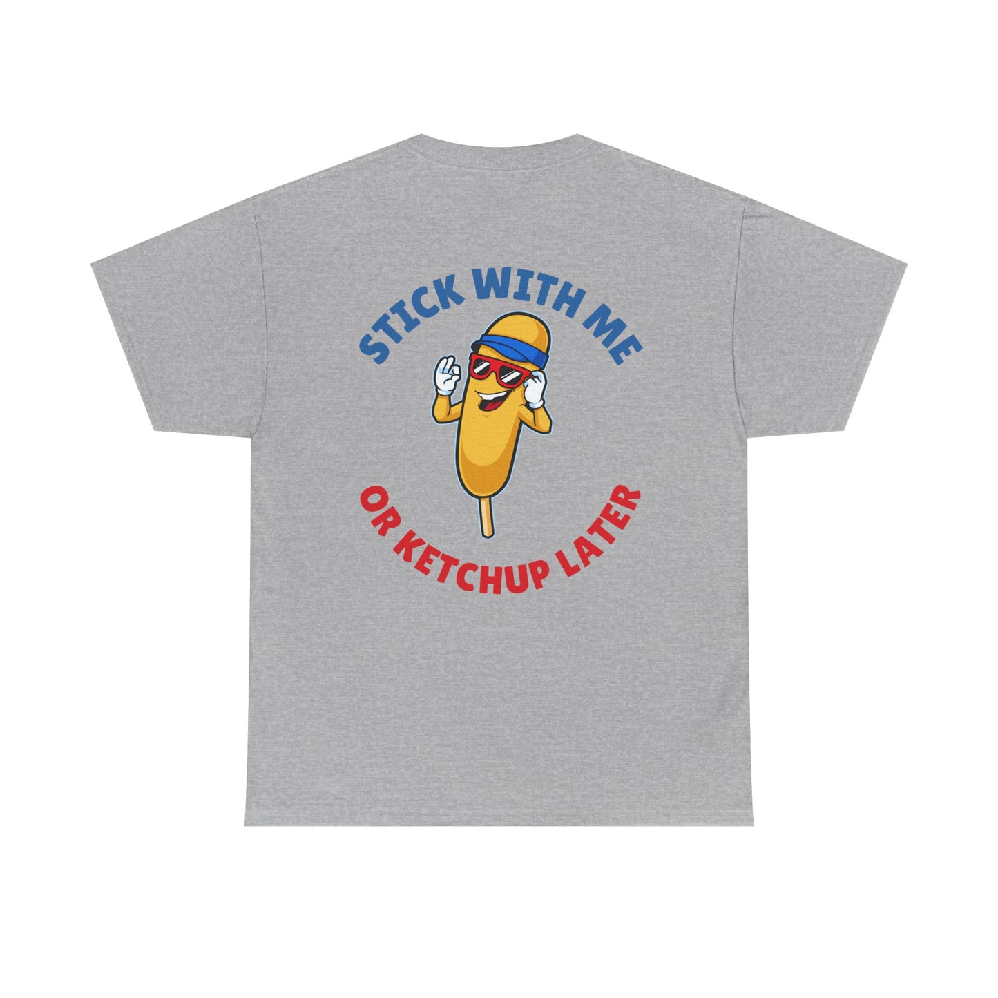 Funny Corndog Season // Unisex Heavy Cotton Tee | Perfect for Food Lovers and Festivals