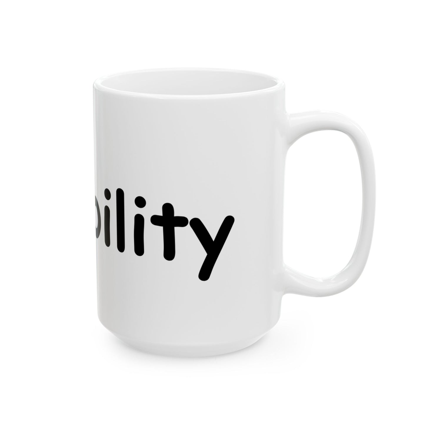 diffability // Ceramic Mug, (11oz, 15oz)