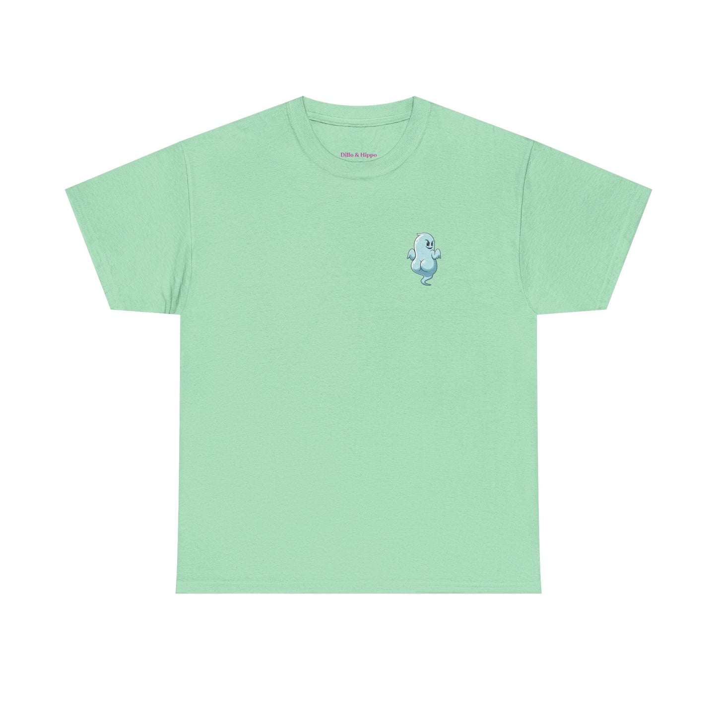 'Power Bottom Autumn' Blue Ghost // Playful Unisex Heavy Cotton Tee