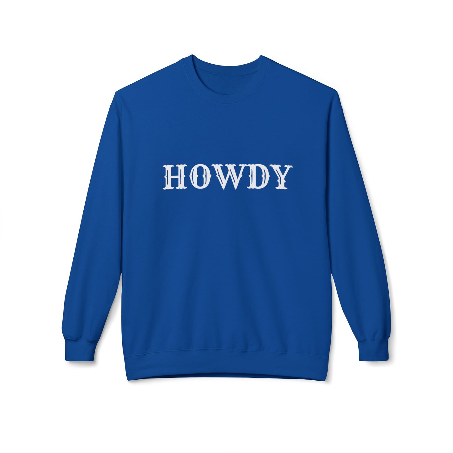Howdy // Unisex Midweight Softstyle Fleece Crewneck Sweatshirt