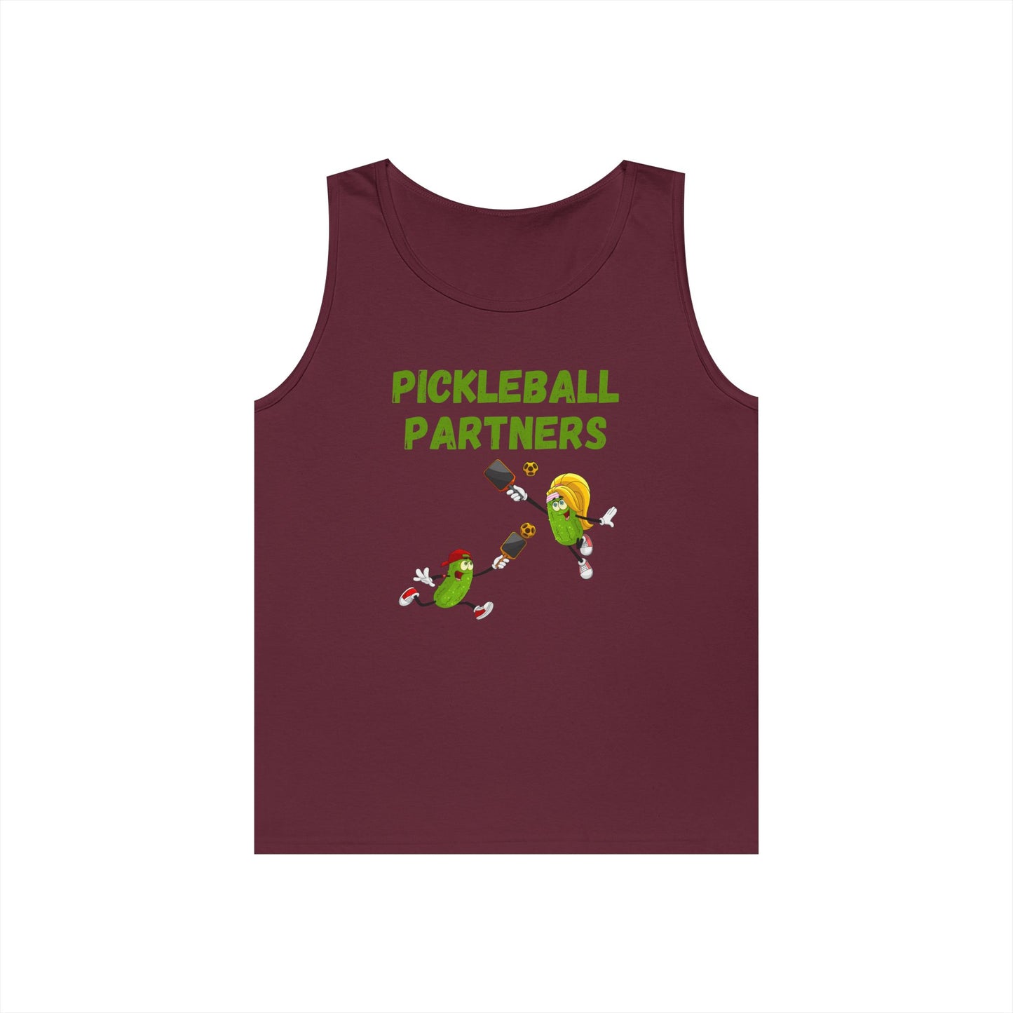 Pickleball Partners 2 // Unisex Heavy Cotton Tank Top