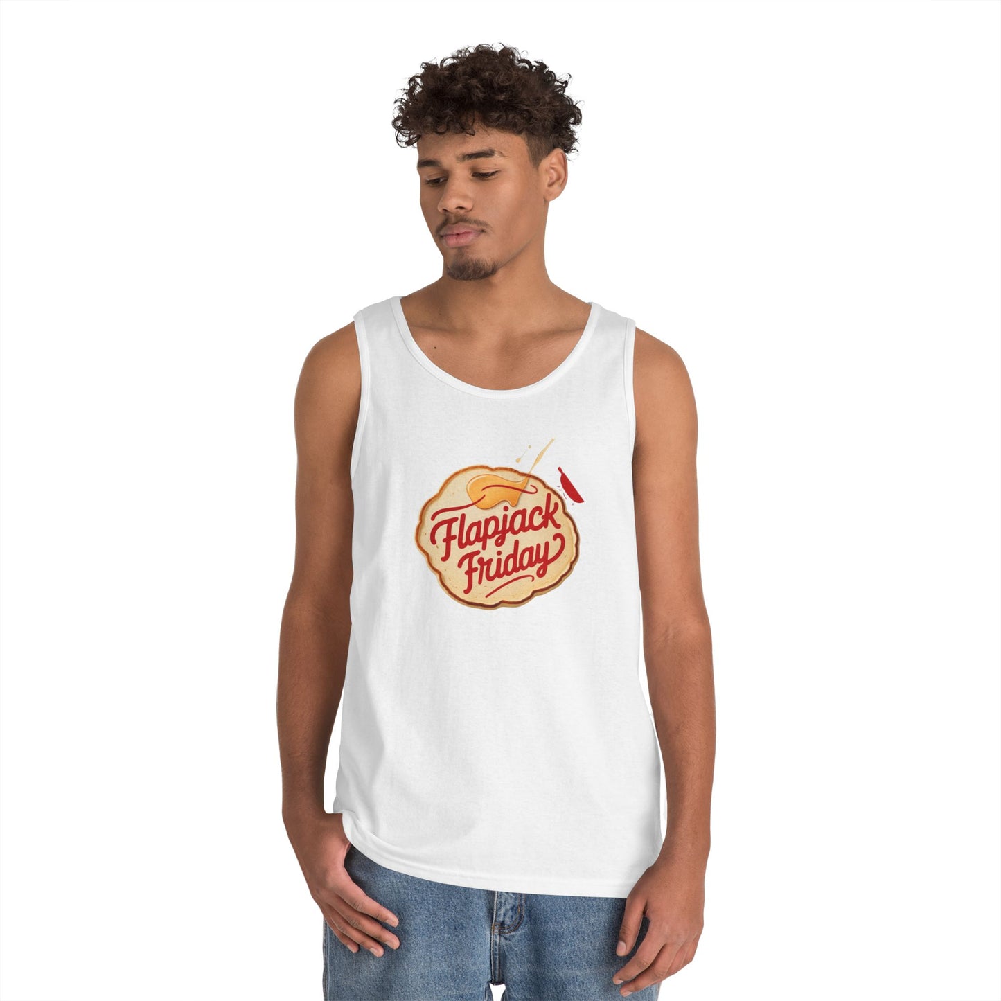 Flapjack Friday // Unisex Heavy Cotton Tank Top