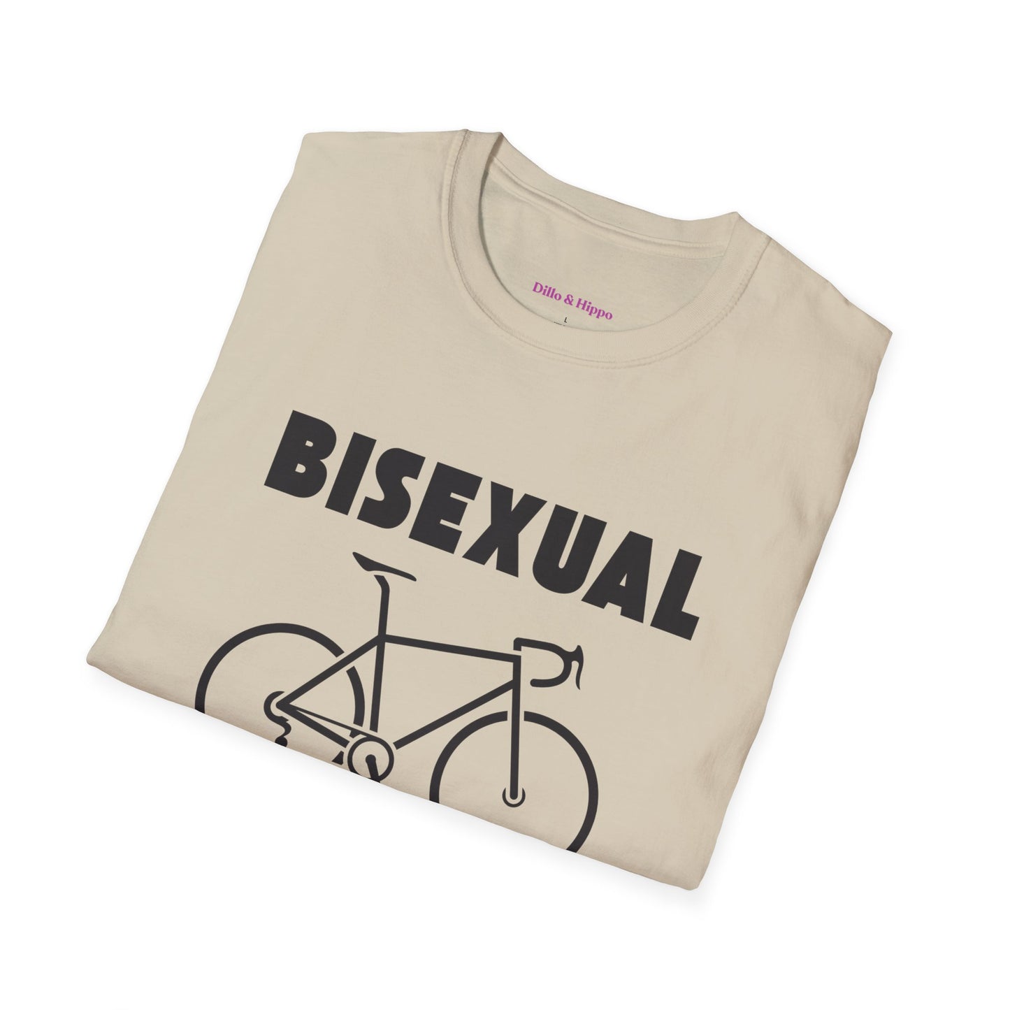 Bisexual (Road) Bicyclist // Unisex Softstyle T-Shirt